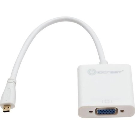 SKILLEDPOWER Micro HDMI to VGA Cable Adapter; White SK689444